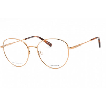 Tommy Hilfiger Women's Eyeglasses - Gold Copper Round Metal Frame | TH 2005 0DDB 00 ,