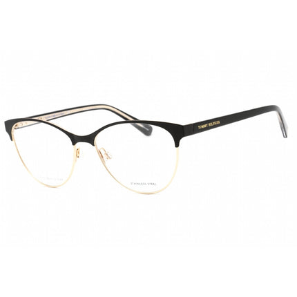 Tommy Hilfiger Women's Eyeglasses - Matte Black Gold Metal Frame | TH 1886 0I46 00 ,