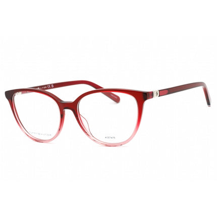 Tommy Hilfiger Women's Eyeglasses - Red Plastic Full Rim Cat Eye | TH 1964 0C9A 00 ,