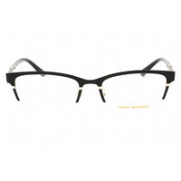 Tory Burch Women's Eyeglasses - Brown/Shiny Gold Metal Half Rim Frame | 0TY1069 3304 ,