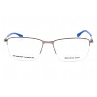 Under Armour Men's Eyeglasses - Matte Ruthenium Blue Rectangular | UA 5039/G 09T9 00 ,