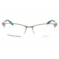Under Armour Men's Eyeglasses - Matte Ruthenium Teal Half Rim | UA 5047/G 0Z0G 00 ,