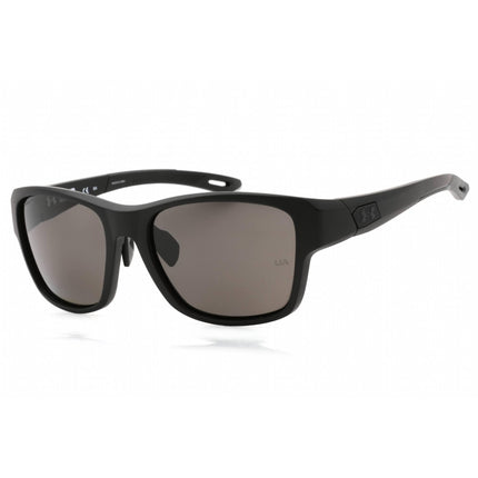 Under Armour Men's Sunglasses - Matte Black Rectangular Frame | UA 0009/F/S 0003 6C ,