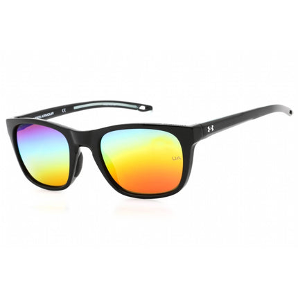 Under Armour Unisex Sunglasses - Black Plastic Rectangular Frame | UA 0013/G/S 0SDK R3 ,