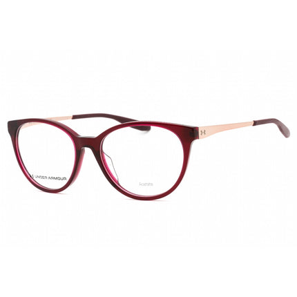 Under Armour Women's Eyeglasses - Crystal Red Plastic Full Rim Frame | UA 5028 06XQ 00 ,