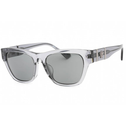 Versace Men's Sunglasses - Grey Transparent Frame Dark Grey Lens | 0VE4457F 543287 ,