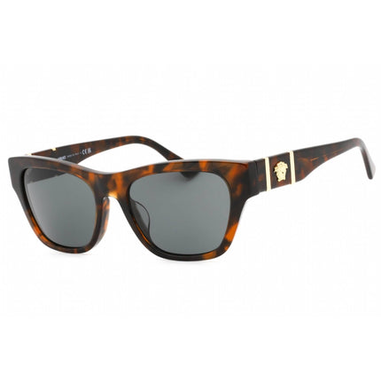 Versace Men's Sunglasses - Havana Plastic Frame Dark Grey Lens | 0VE4457F 542987 ,