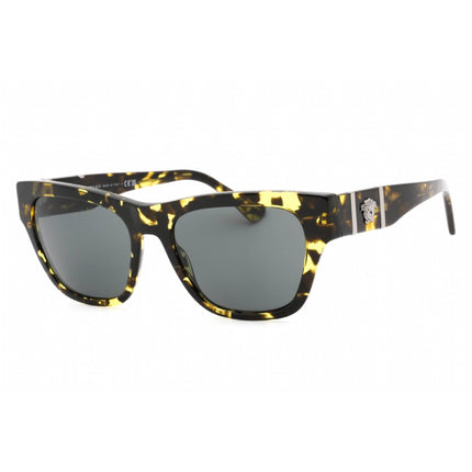 Versace Men's Sunglasses - Yellow Spotted Havana Frame Dark Grey Lens | 0VE4457 542887 ,