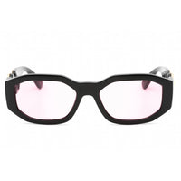 Versace Unisex Sunglasses - Black Plastic Frame Pink Lens | 0VE4361 GB1/84 ,