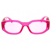 Versace Unisex Sunglasses - Transparent Fuchsia Frame Fuchsia Lens | 0VE4361 5334/5 ,