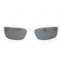 Versace Unisex Sunglasses - White Plastic Frame Dark Grey Lens | 0VE4446 314/87 ,