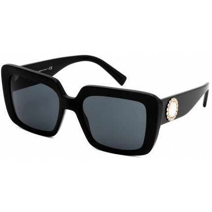 Versace Women's Sunglasses - Black Plastic Full Rim Rectangular | 0VE4384B GB1/87 ,
