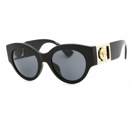 Versace Women's Sunglasses - Black Plastic Full Rim Round Frame | 0VE4438BF GB1/87 ,