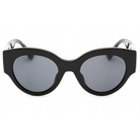Versace Women's Sunglasses - Black Plastic Full Rim Round Frame | 0VE4438BF GB1/87 ,