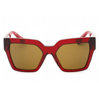 Versace Women's Sunglasses - Bordeaux Plastic Frame Dark Brown Lens | 0VE4458 543073 ,
