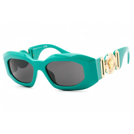 Versace Women's Sunglasses - Green Plastic Frame Dark Gray Lens | VE4425U 536487 ,