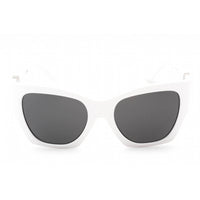 Versace Women's Sunglasses - White Plastic Frame Dark Grey Lens | 0VE4452 314/87 ,