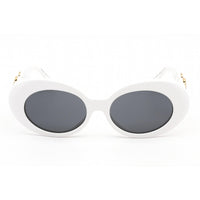 Versace Women's Sunglasses - White Plastic Frame Dark Grey Lens | VE4426BU 314/87 ,