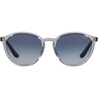 Vogue Women's Sunglasses - Violet Transparent Frame Dark Grey Lens | 0VO5374S 29054L55 ,