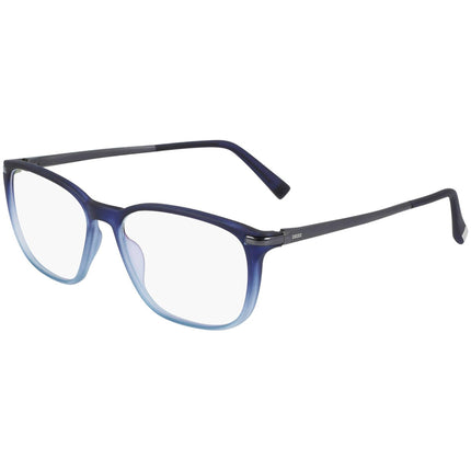 Zeiss Men's Eyeglasses - Demo Lens Blue Injected Square Full Rim Frame | ZS20004 550 ,