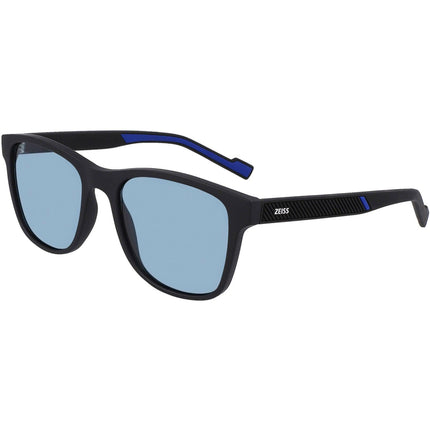 Zeiss Men's Sunglasses - Matte Black Acetate Frame Blue Lens | ZS22521SLP 002 ,