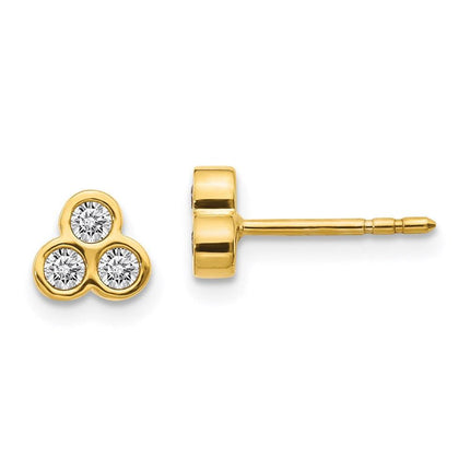 14k Diamond Earrings ,