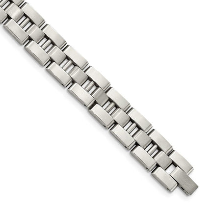 Stainless Steel Brushed and Polished 8.25in Bracelet ,