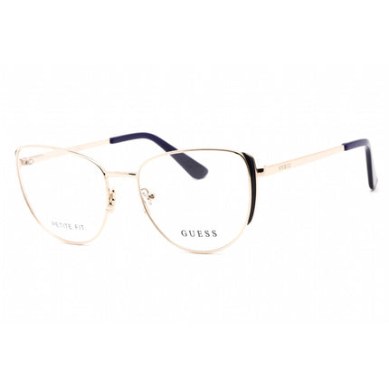 Guess Women's Eyeglasses - Full Rim Blue/Other Metal Cat Eye Shape Frame | GU2904 092 ,