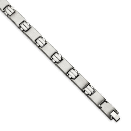 Stainless Steel Brushed and Polished 8.5in Bracelet ,