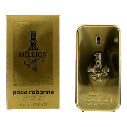 1 Million by Paco Rabanne, 1.7 oz Eau De Toilette Spray for Men ,