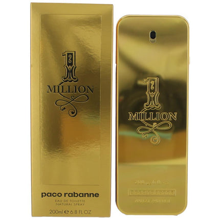 1 Million by Paco Rabanne, 6.8 oz Eau De Toilette Spray for Men ,