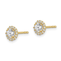 Madi K Kid's 14k CZ Post Earrings ,