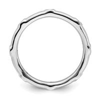 Sterling Silver Stackable Expressions Amethyst Ring ,