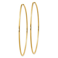 14k 1.25mm Endless Hoop Earring ,