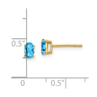 14k 5x3 Oval Earring Mountings No Stones Included No Backs ,