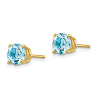 14k Aquamarine Earrings ,