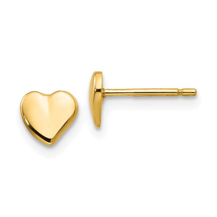 14K Heart Earrings ,