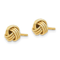14K Love Knot Post Earring ,