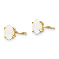 14k Opal Earrings - October ,