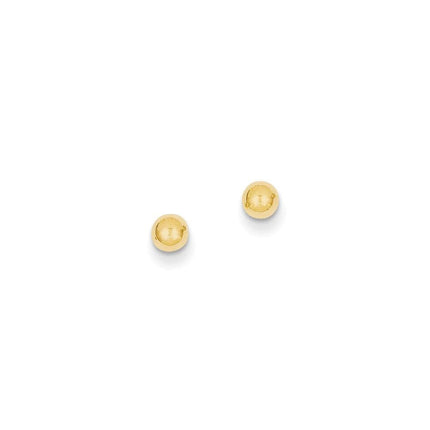14k Polished 4mm Ball Post Earrings ,