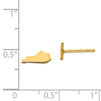 14KY KY Small State Earring ,
