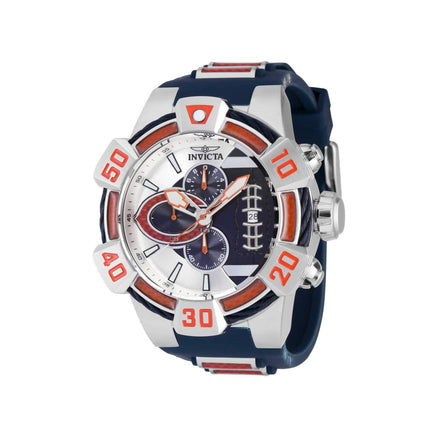 Invicta Men's Watch - NFL Chicago Bears Chrono Black Silicone Rubber Strap | 41575 ,