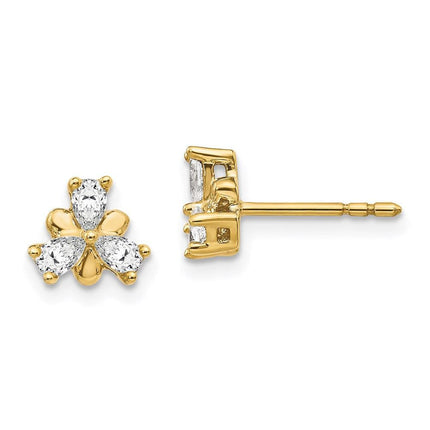 14k Diamond Earrings ,