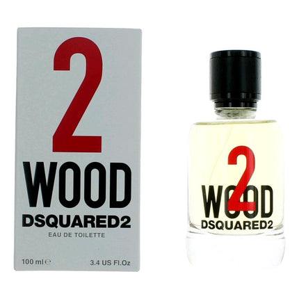 2 Wood by Dsquared2, 3.4 oz Eau De Toilette Spray for Unisex ,