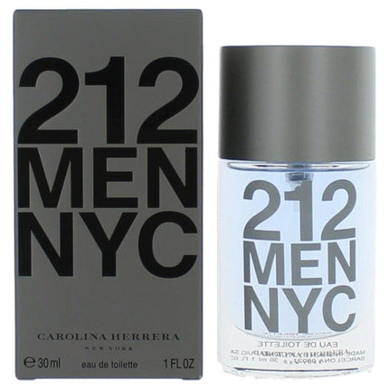 212 by Carolina Herrera, 1 oz Eau De Toilette Spray for Men ,