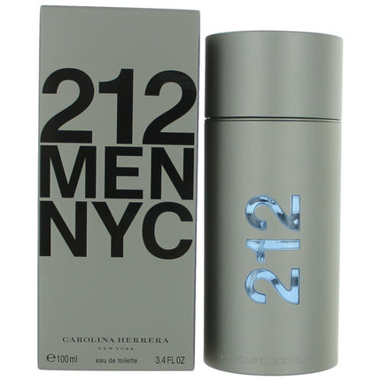 212 by Carolina Herrera, 3.4 oz Eau De Toilette Spray for Men ,