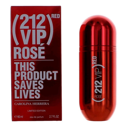 212 VIP Rose RED Limited Edition by Carolina Herrera, 2.7 oz Eau De Parfum Spray for Women ,