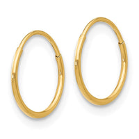 Madi K Kid's 14k 1mm Hoop Earrings ,