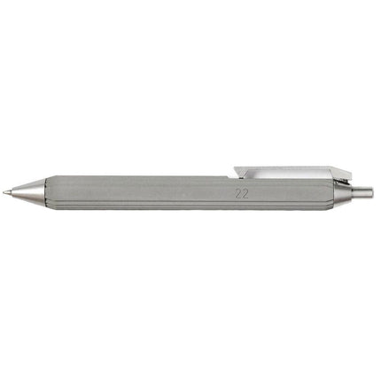22Studio Ballpoint Pen - Contour Grey Concrete Barrel Retractable | CBP01000 ,