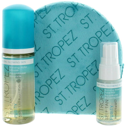 St. Tropez Women's 3 Piece Set - Self Tan Purity Kit For Radiant And Flawless Glow ,